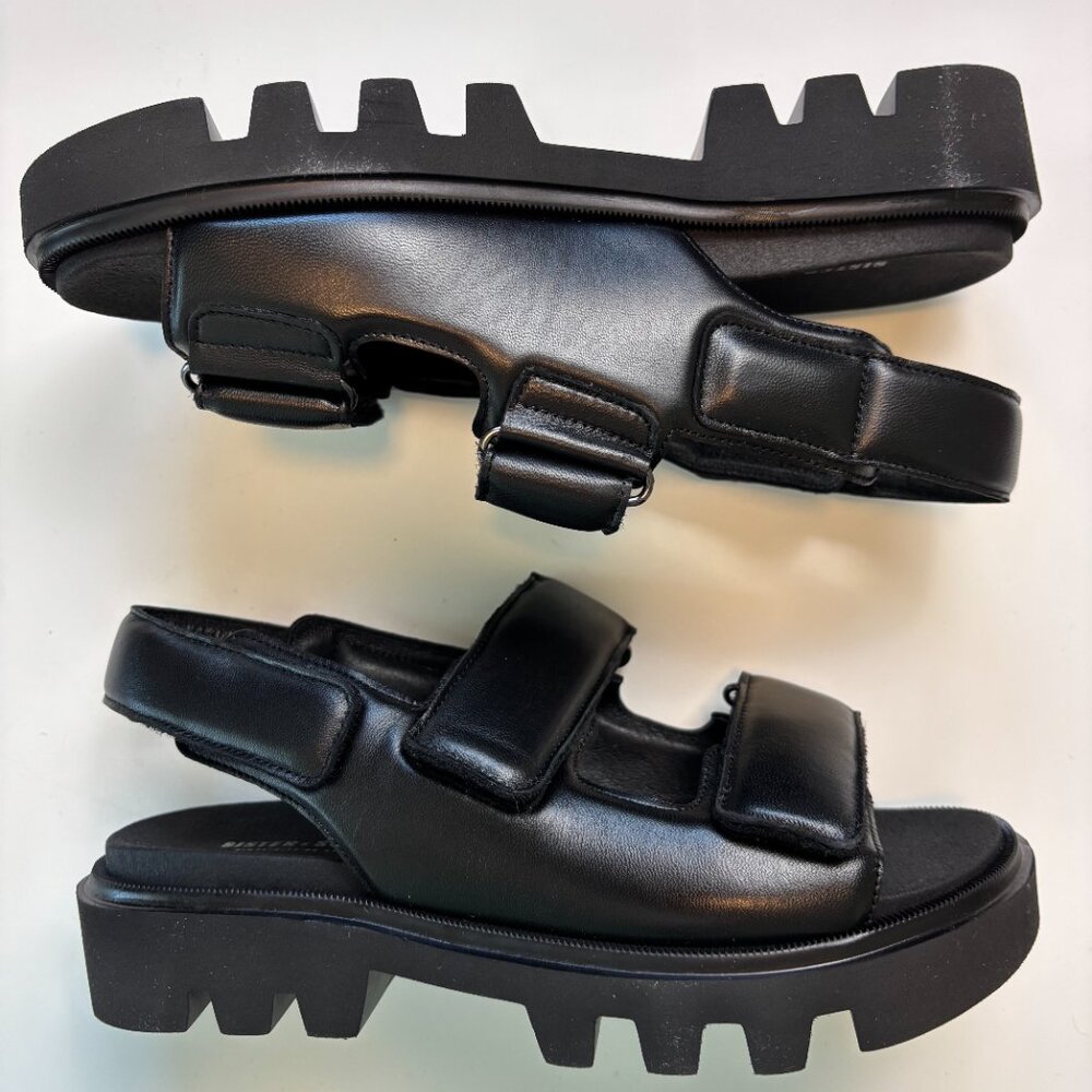 NEW Sister Soeur Paloma Chunky Platform Sandals Black EU 40 Lug Sole